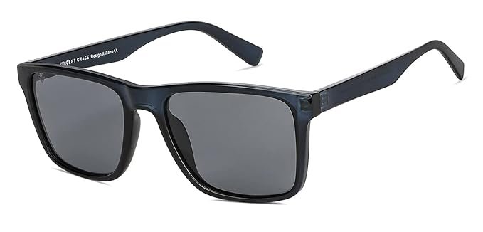 VINCENT CHASE EYEWEAR By Lenskart | Full Rim Square Sunglasses | Polarized And 100% UV Protected|Men & Women| Vc S13973