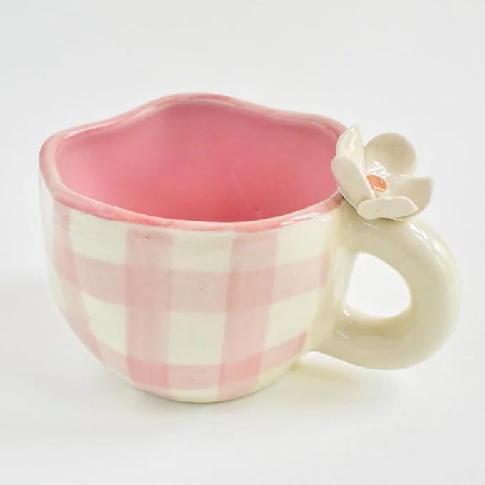 QSHI Studio Handmade Daisy Mug