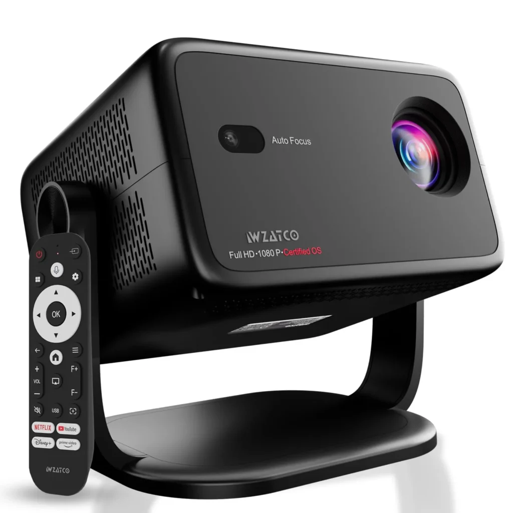 WZATCO Yuva Vibe Smart Small Home Projector 