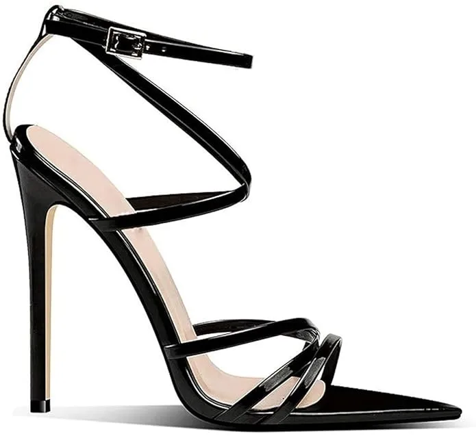 JM LOOKS Women’s Strappy Comfortable Heels.best heels for women