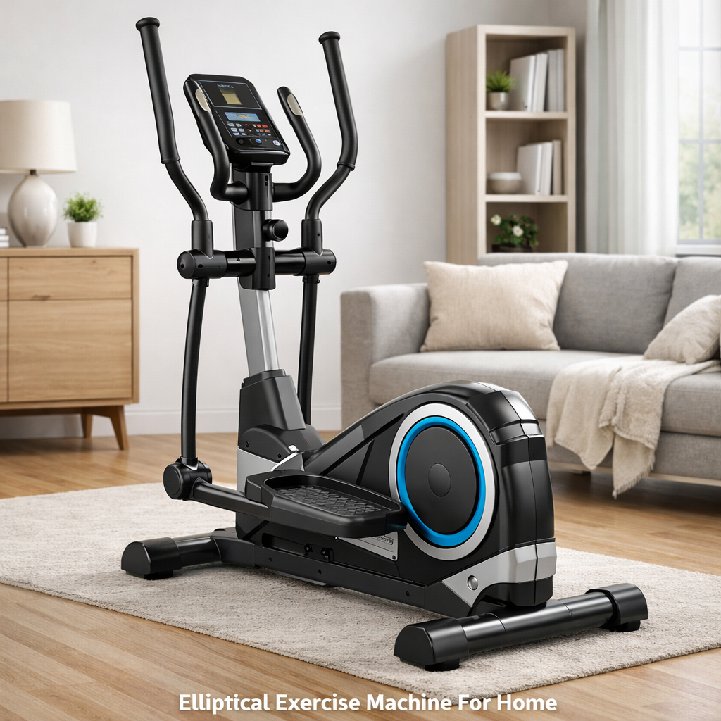 Elliptical Exercise Machine For Home with silent magnetic resistance for home workouts